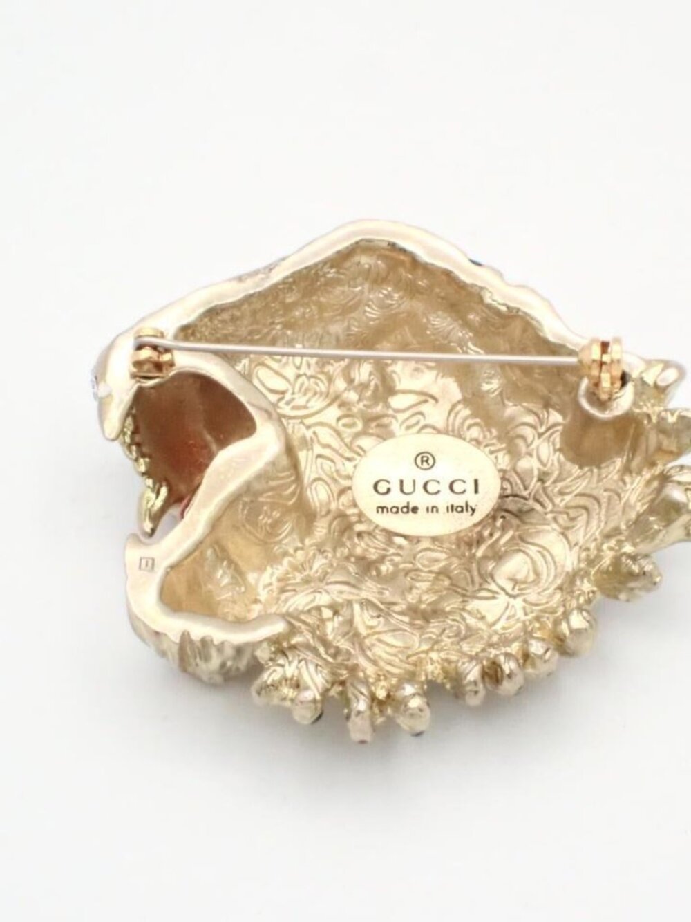 Gucci Tiger Brooch in Dustbag - Picture 2 of 5
